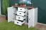 Dresser Segnas 03 | White Pine & Brown Oak | Country Style | 88 x 130 x 43 cm