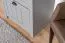 Segnas 08 Wardrobe Grey | 198 x 62 x 42 cm | 1 Door, 2 Drawers, Clothes Rail | Country House Style
