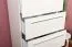 Dresser Siumu 17 | Beige / Beige High Gloss | 135 x 60 x 45 cm | 5 Drawers | Modern Soft Close