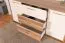 Modern Chest of Drawers Gataivai 09 | Beige High Gloss & Walnut | 83 x 170 x 46 cm | Premium Finish