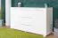 Chest of Drawers Siumu 13 | White / High Gloss | 85 x 153 x 45 cm | 2 Doors, 3 Drawers, Soft Close