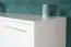 Chest of Drawers Siumu 13 | White / High Gloss | 85 x 153 x 45 cm | 2 Doors, 3 Drawers, Soft Close
