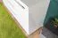 Chest of Drawers Siumu 13 | White / High Gloss | 85 x 153 x 45 cm | 2 Doors, 3 Drawers, Soft Close