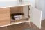 TV Cabinet Tuanai 01 | Oak & White High Gloss | 58 x 180 x 47 cm | Modern Soft-Close Doors & Drawers