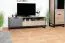 Bassatine 03 TV base cabinet, colour: rustic Oak / Grey / black - 53 x 161 x 40 cm (H x W x D)