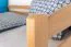 Bunk Bed 90 x 190 cm Easy Premium Line K17/n | Solid Beech Wood Natural Lacquered | Convertible to Two Single Beds