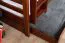 Bunk Bed 90 x 200 cm Easy Premium Line K17/n | Solid Beech Wood | Dark Brown Lacquer | Convertible | 2 Cover Panels