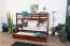 Bunk Bed 90 x 200 cm Easy Premium Line K17/n | Solid Beech Wood | Dark Brown Lacquer | Convertible | 2 Cover Panels