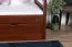Bunk Bed 90 x 200 cm Easy Premium Line K17/n | Solid Beech Wood | Dark Brown Lacquer | Convertible | 2 Cover Panels
