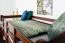Bunk Bed 90 x 200 cm Easy Premium Line K17/n | Solid Beech Wood | Dark Brown Lacquer | Convertible | 2 Cover Panels