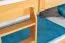 Bunk Bed Easy Premium Line K19/n | Solid Beech Wood | Natural Finish | Convertible | 90 x 190 cm