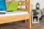Bunk Bed Easy Premium Line K19/n | Solid Beech Wood | Natural Finish | Convertible | 90 x 190 cm