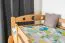 Bunk Bed Easy Premium Line K19/n | Solid Beech Wood | Natural Finish | Convertible | 90 x 190 cm