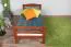 Loft bed 90 x 200 cm, "Easy Premium Line" K22/n, solid beech wood cherry, convertible