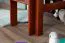 Loft Bed 90 x 200 cm for Children | Easy Premium Line K22/n | Solid Beech Wood Cherry | Convertible