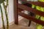 Loft bed 120 x 200 cm "Easy Premium Line" K23/n, solid beech wood dark brown lacquered, divisible