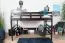 Loft bed 140 x 200 cm "Easy Premium Line" K23/n, solid beech wood chocolate brown lacquered, divisible