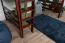 Loft bed 160 x 200 cm "Easy Premium Line" K23/n, solid beech wood dark brown lacquered, divisible
