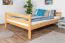 Loft bed 160 x 200 cm "Easy Premium Line" K23/n, solid beech wood natural lacquered, divisible