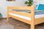 Loft bed 160 x 200 cm "Easy Premium Line" K23/n, solid beech wood natural lacquered, divisible