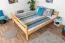 Loft bed 160 x 200 cm "Easy Premium Line" K23/n, solid beech wood natural lacquered, divisible