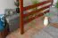 Loft bed 160 x 200 cm "Easy Premium Line" K23/n, solid beech wood cherry-colored lacquered, divisible