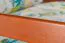 Loft bed 160 x 200 cm "Easy Premium Line" K23/n, solid beech wood cherry-colored lacquered, divisible