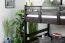 Loft bed 160 x 200 cm "Easy Premium Line" K23/n, solid beech wood chocolate brown lacquered, divisible