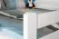 Loft bed 140 x 190 cm "Easy Premium Line" K23/n, solid beech wood white lacquered, divisible