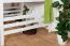Loft bed 160 x 200 cm for adults "Easy Premium Line" K23/n, solid beech wood white lacquered, divisible