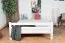 Loft bed 160 x 200 cm "Easy Premium Line" K23/n, solid beech wood white lacquered, divisible