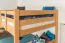 Bunk Bed 120 x 200 cm | Easy Premium Line K24/n | Solid Beech Wood | Natural Lacquer | Convertible to Two Beds