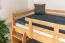 Bunk Bed 120 x 200 cm | Easy Premium Line K24/n | Solid Beech Wood | Natural Lacquer | Convertible to Two Beds