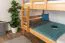 Bunk Bed 120 x 200 cm | Easy Premium Line K24/n | Solid Beech Wood | Natural Lacquer | Convertible to Two Beds