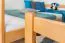 Bunk Bed 160 x 200 cm | Easy Premium Line K24/n | Solid Beech Wood | Natural Lacquer | Convertible to 2 Beds