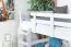 Bunk Bed 160 x 190 cm | Easy Premium Line K24/n | Solid Beech Wood | White Lacquered | Convertible