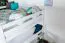 Bunk bed 140 x 190 cm for adults "Easy Premium Line" K24/n, head and footboard straight, solid beech wood, White lacquered, convertible