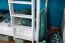 White Bunk Bed with Slide | 80 x 190 cm | Solid Beech Wood | Divides into Two Single Beds | Easy Premium Line K25/n