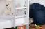 White Bunk Bed with Slide 90 x 190 cm | Solid Beech Wood | Convertible to Two Singles | Easy Premium Line K25/n