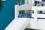 White Bunk Bed with Slide 90 x 190 cm | Solid Beech Wood | Convertible to Two Singles | Easy Premium Line K25/n