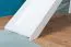 White Bunk Bed with Slide 90 x 200 cm | Solid Beech | Converts to 2 Single Beds | Easy Premium Line K26/n