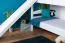White Bunk Bed with Slide 90 x 200 cm | Solid Beech | Converts to 2 Single Beds | Easy Premium Line K26/n