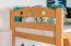 Bunk Bed with Slide 90 x 190 cm | Solid Beech Wood | Convertible to Two Single Beds | Natural Lacquer | Easy Premium Line K27/n