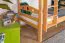 Bunk Bed with Slide 80 x 200 cm | Solid Beech Wood, Natural Lacquer | Convertible to Two Single Beds | Easy Premium Line K27/n