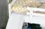 White Loft Bed with Slide 80 x 190 cm | Solid Beech Wood | Divisible to Two Single Beds | Easy Premium Line K29/n