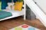 White Bunk Bed with Slide 90 x 200 cm | Solid Beech Wood | Converts to 2 Single Beds | Easy Premium Line K29/n