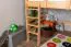 Large Loft Bed with Slide 160 x 200 cm | Solid Beech Wood | Natural Lacquer | Convertible to Single Bed | Easy Premium Line K31/n