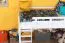 Large White Loft Bed with Slide 120 x 190 cm | Solid Beech Wood | Convertible | Easy Premium Line K31/n