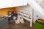 Large White Loft Bed with Slide 120 x 190 cm | Solid Beech Wood | Convertible | Easy Premium Line K31/n