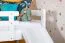 Large White Loft Bed with Slide 120 x 190 cm | Solid Beech Wood | Convertible | Easy Premium Line K31/n